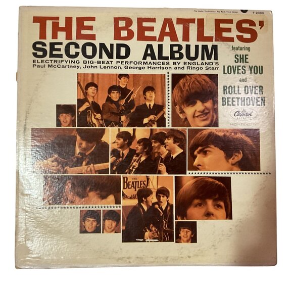 The Beatles Second Album Vinyl LP Record - Electrifying Big-Beat Performances - Picture 1 of 6